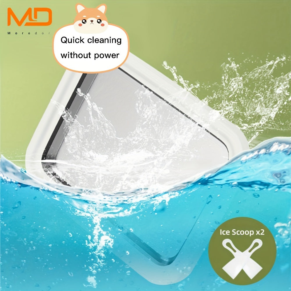 Stainless Steel Ice Cream Maker 3 Quart Manual Home Use for Milk Yogurt