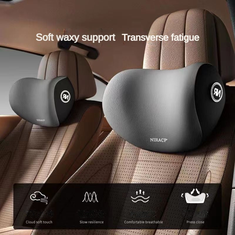 Эргономичный набор подушек для автомобильного сиденья для поддержки шеи и поясницы, обеспечивающий комфорт для подголовника водителя и спинной подушки.