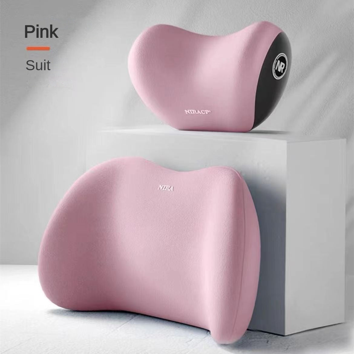 Эргономичный набор подушек для автомобильного сиденья для поддержки шеи и поясницы, обеспечивающий комфорт для подголовника водителя и спинной подушки.