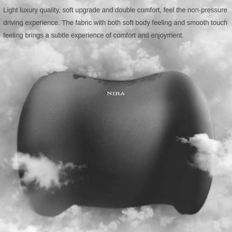 Эргономичный набор подушек для автомобильного сиденья для поддержки шеи и поясницы, обеспечивающий комфорт для подголовника водителя и спинной подушки.