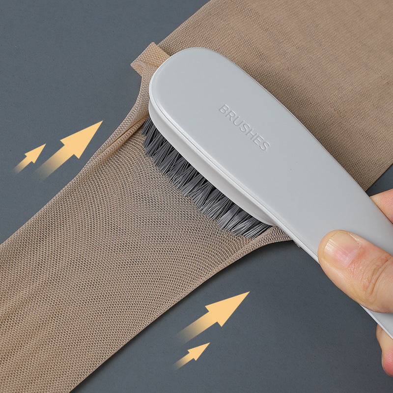 Soft Bristle Shoe Brush Long Handle for Shoes Clothes Glass Walls Floors