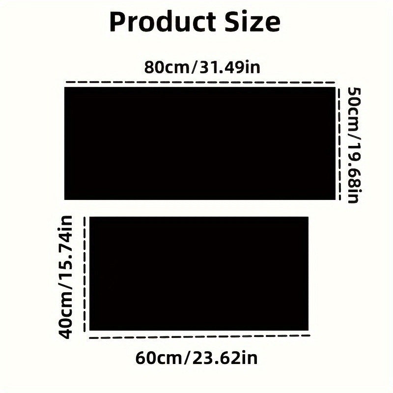 Flannel Door Mat with Barber Shop Design, Absorbent, 1cm Thick