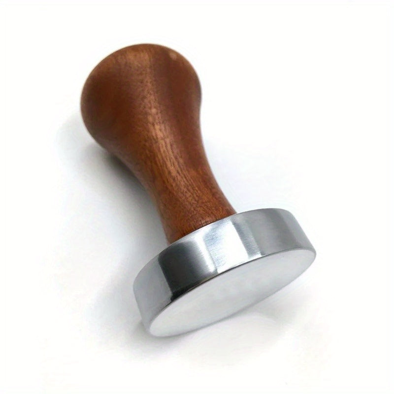 Espresso Tamper Wooden Handle High-Quality Metal 51/53/58mm