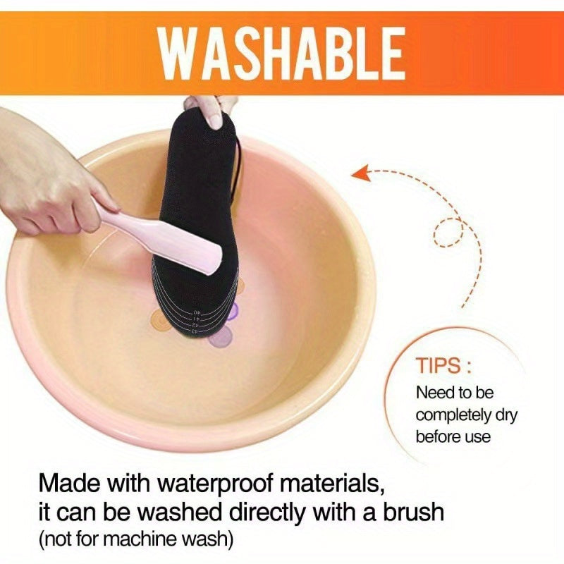 USB Heated Shoe Insoles Wireless Foot Warmers for Outdoor Activities