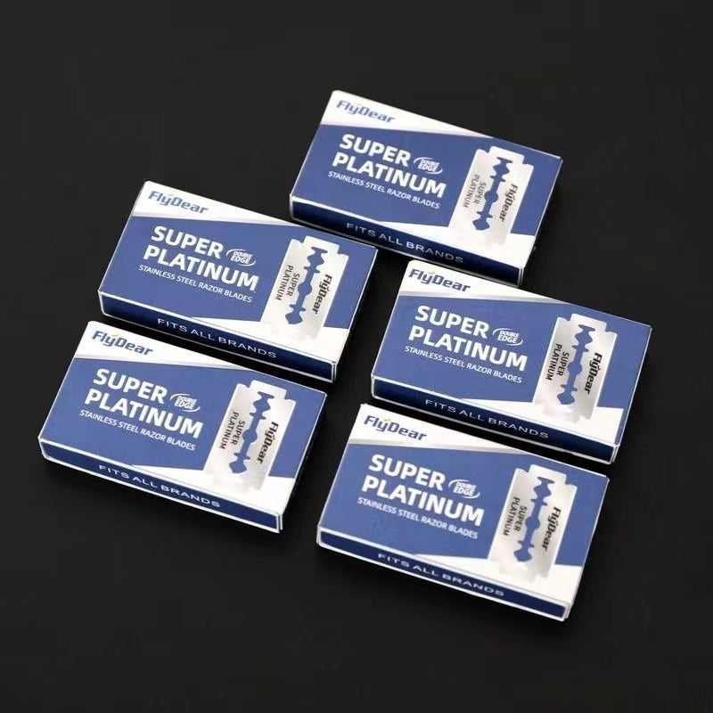 Men's Stainless Steel Double Edge Razor Blades, Pack of 10/20/50