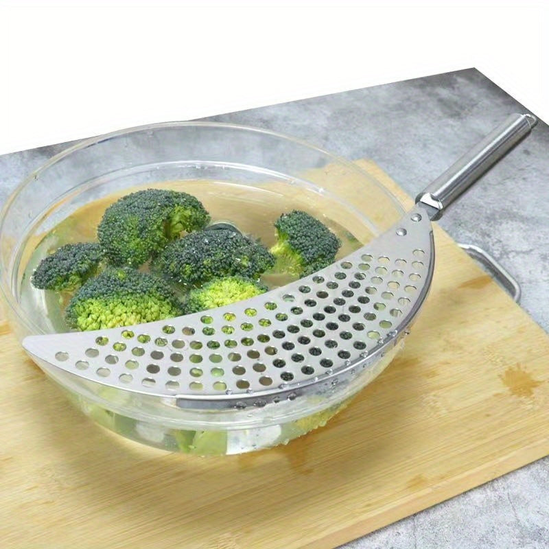 Stainless Steel Handheld Strainer for Pasta Vegetables Fruits Kitchen Tool