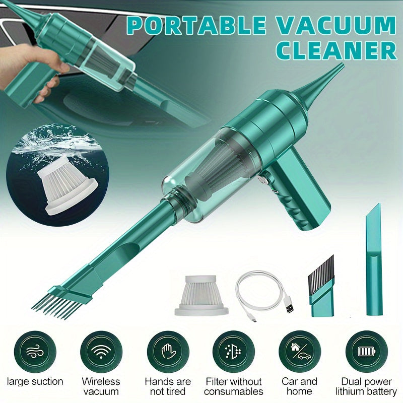 Wireless Handheld Vacuum Cleaner for Car and Home with Rechargeable Battery