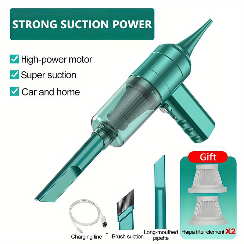 Wireless Handheld Vacuum Cleaner for Car and Home with Rechargeable Battery