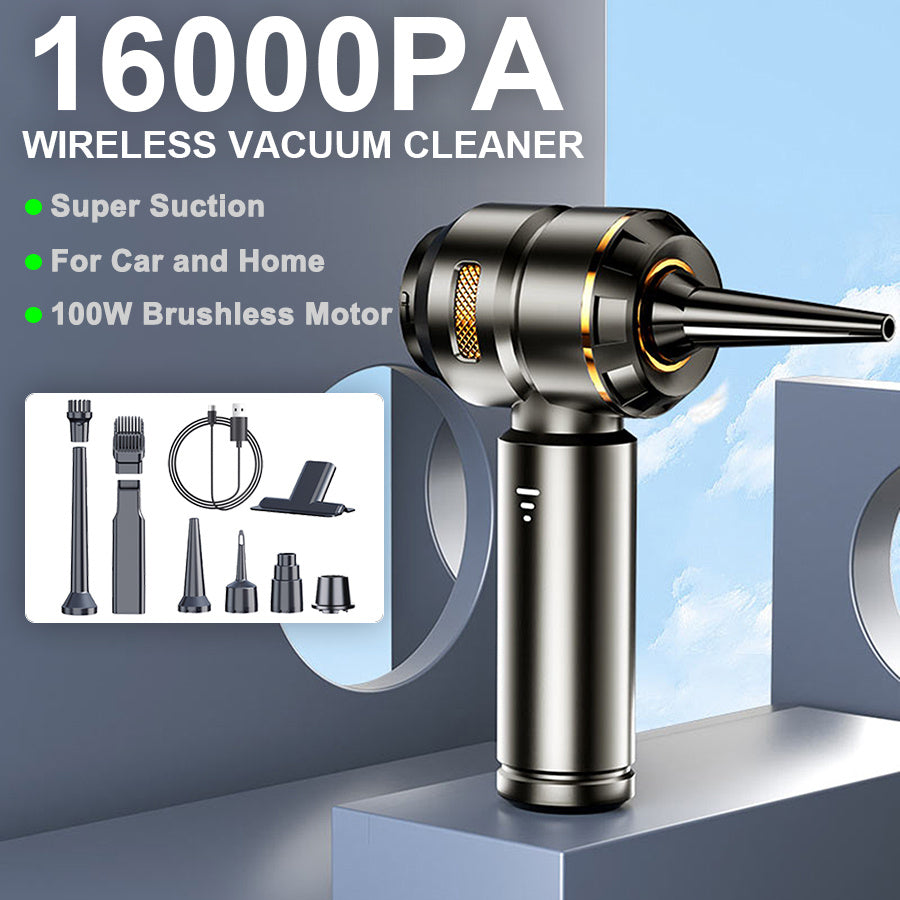 100W Cordless Mini Vacuum Cleaner 4-in-1 Handheld Car Home Keyboard