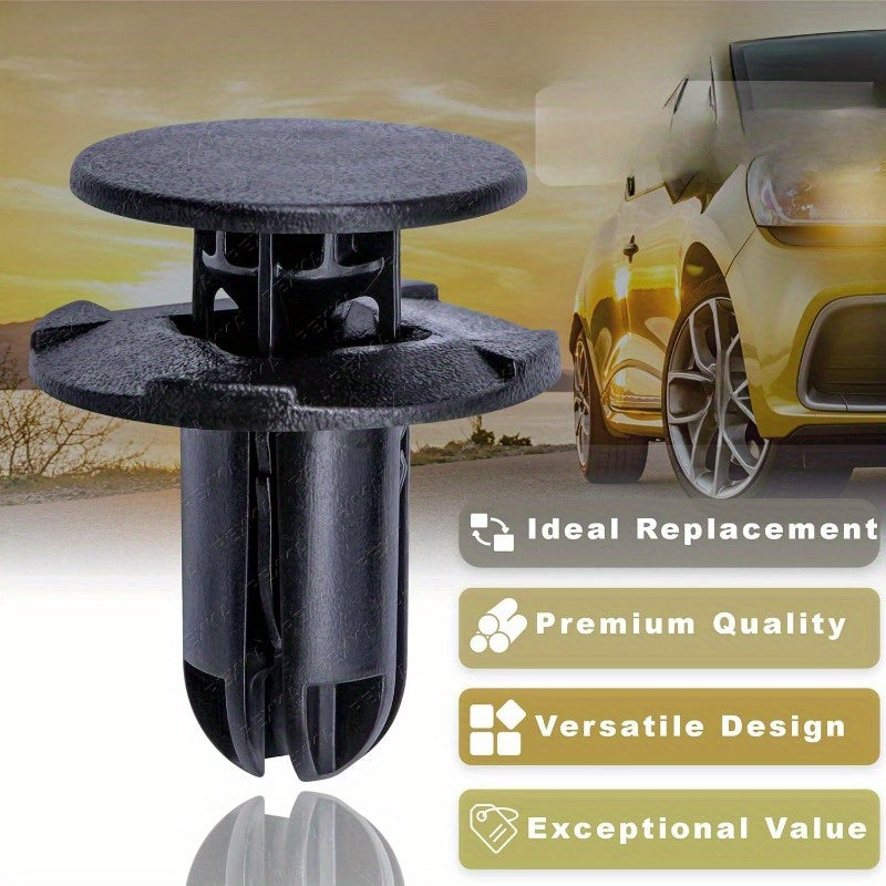 30pcs Push-Type Fender Liner Retainer Clips Durable Nylon for Car Trim Panel