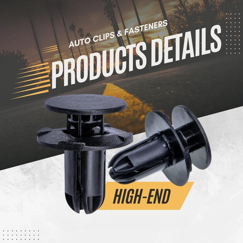 30pcs Push-Type Fender Liner Retainer Clips Durable Nylon for Car Trim Panel