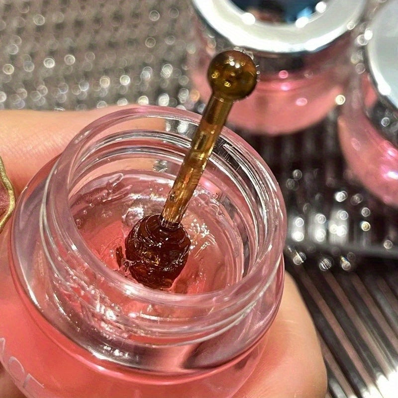 Aceite de labios de cereza para mujer, nutritivo, hidratante, brillo de labios transparente, bálsamo labial