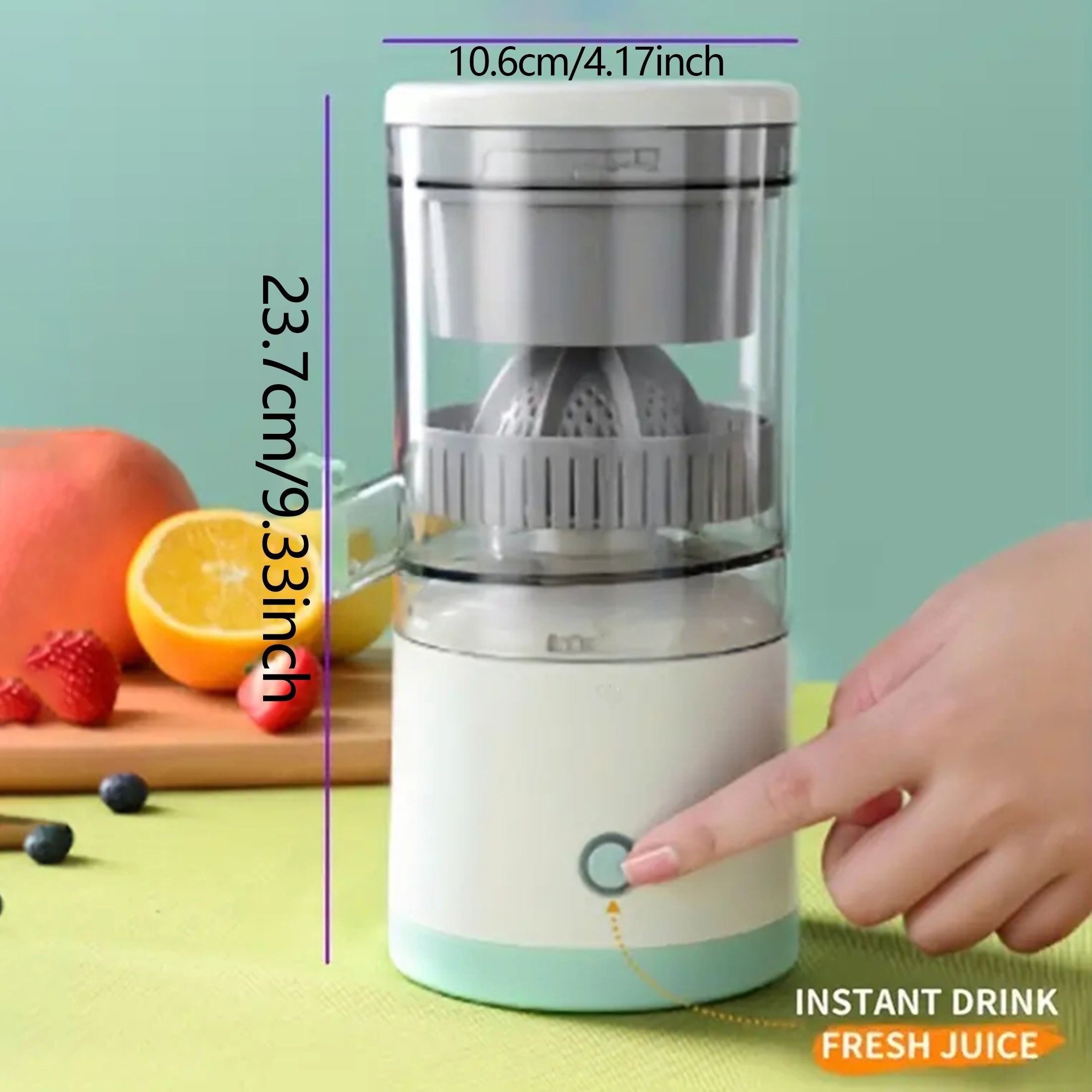 Wireless Electric Blender 13.5oz USB Rechargeable Portable Juicer