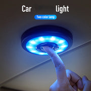 LED Car Ceiling Light Dual-Color Ambient Night Light for Vehicle Interior