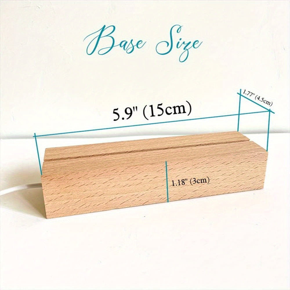 Custom LED Night Light Moon and Stars USB Desk Light Personalized Gift