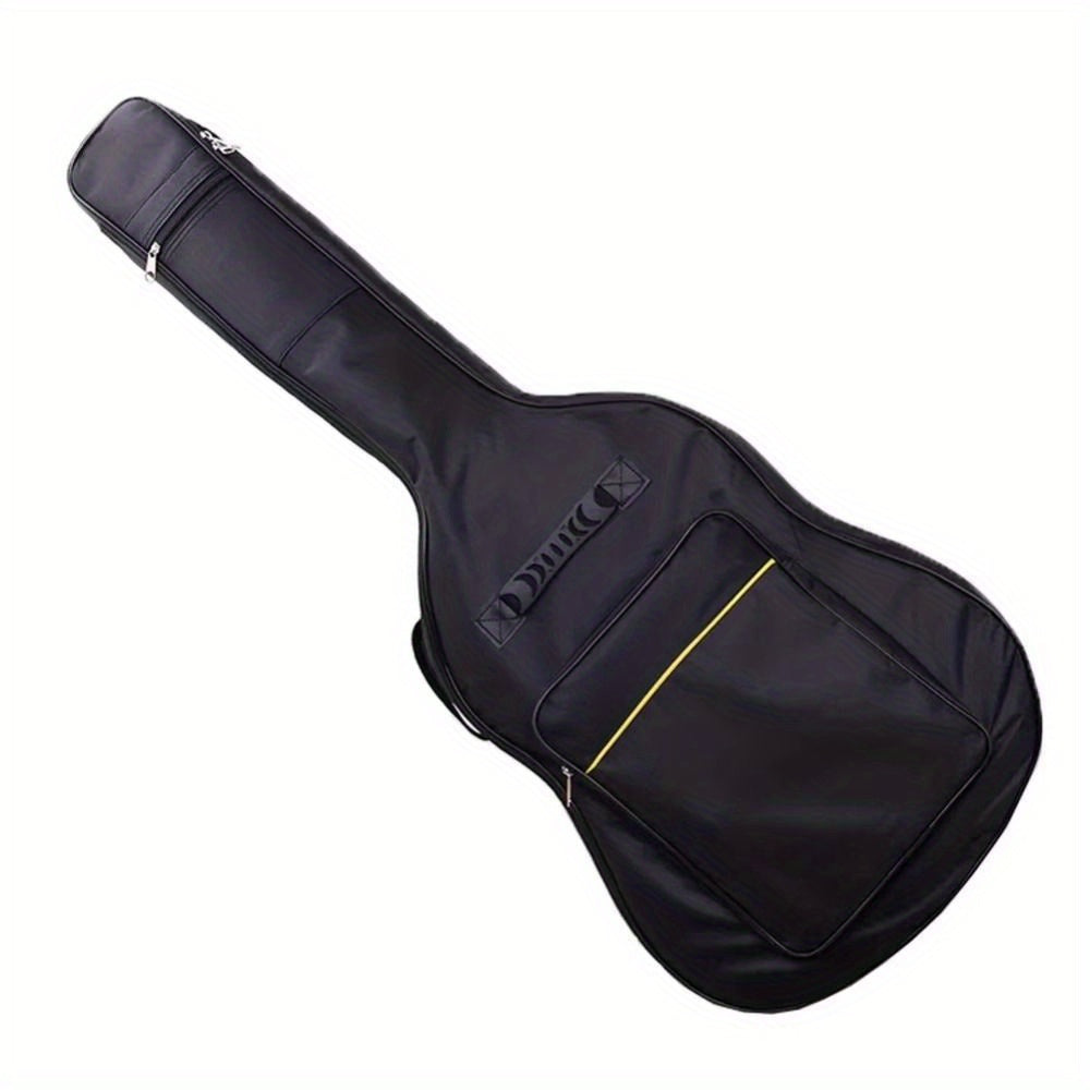 Oxford Fabric Guitar Gig Bag Waterproof Padded Case for Acoustic Classical Guitars Black