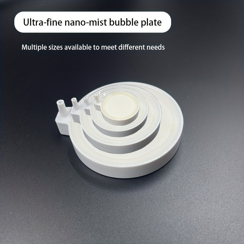 Nano Air Stone Oxygen Diffuser for Aquarium PVC Silent High-Efficiency Air Disk Bubble