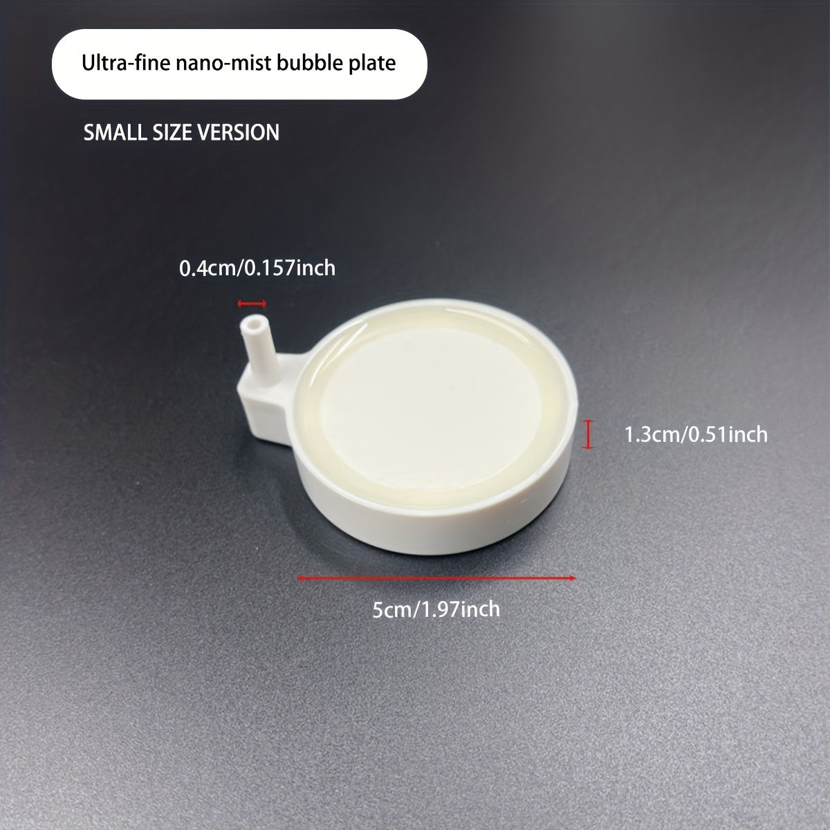 Nano Air Stone Oxygen Diffuser for Aquarium PVC Silent High-Efficiency Air Disk Bubble