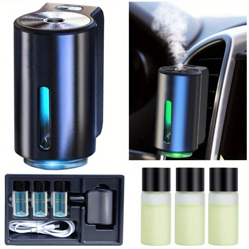 Car Air Aromatherapy Diffuser with Essential Oils and Humidifier
