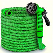 Expandable Rubber Garden Hose 22.86m High Pressure Watering and Car Wash with Spray Gun