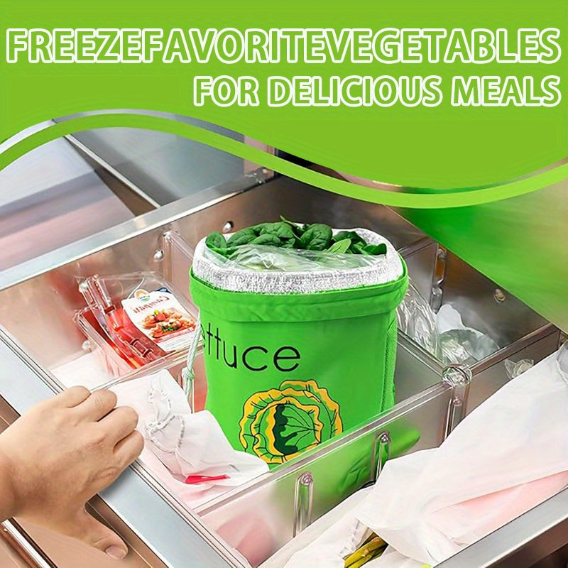 Yellow Banana Storage Bags and Green Vegetable Preservation Bags 1-2pcs Set