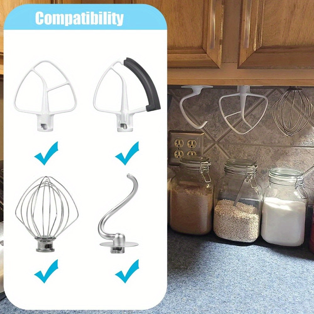 4pcs Plastic Stand Mixer Holders Kitchen Organizer for Accessories