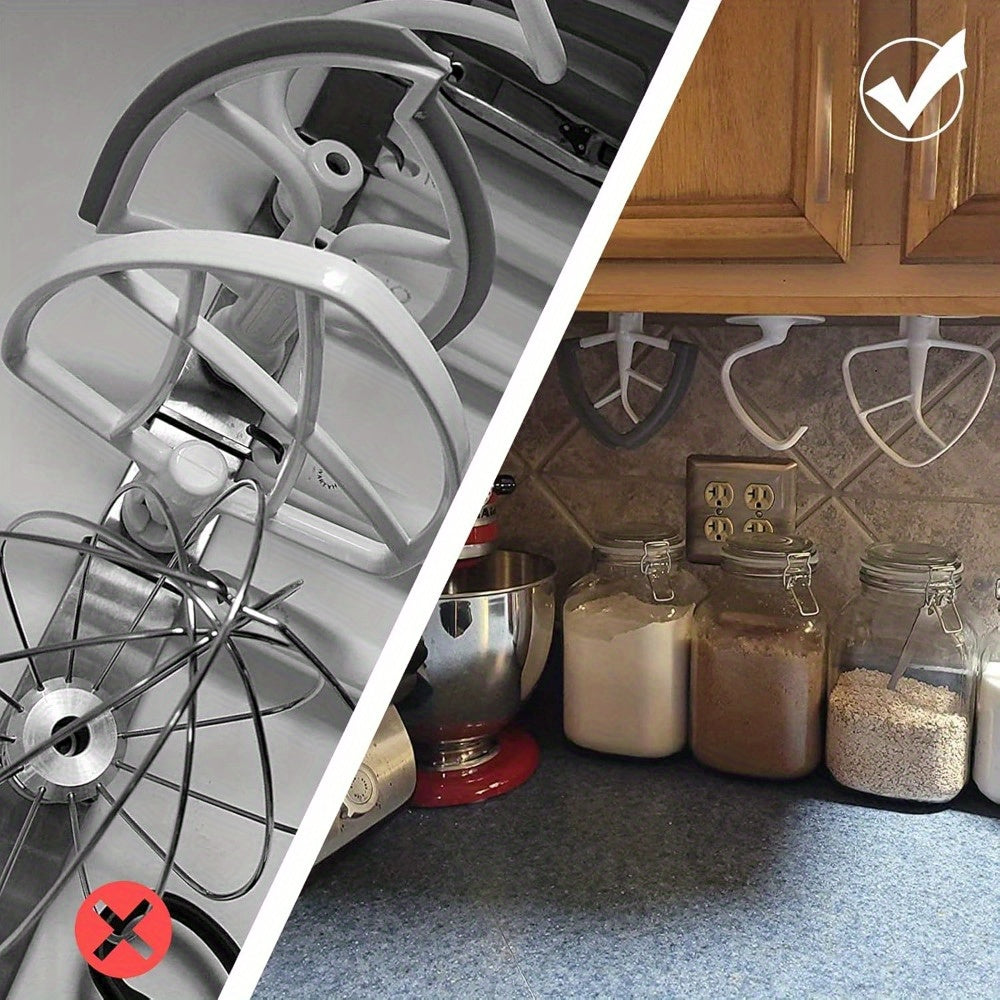 4pcs Plastic Stand Mixer Holders Kitchen Organizer for Accessories