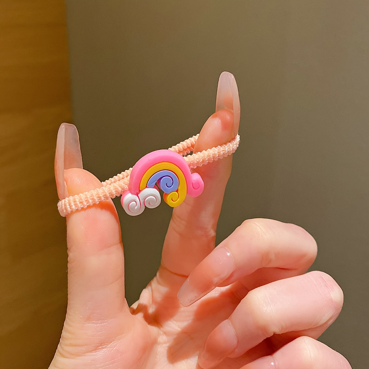 50 ярких мультяшных резинок для волос для девочек, праздничный набор из 50 штук