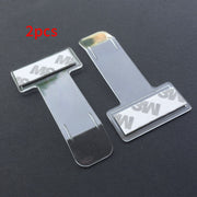 2pcs Transparent Car Parking Permit Fastener Card Windshield Sticker Car Accessories