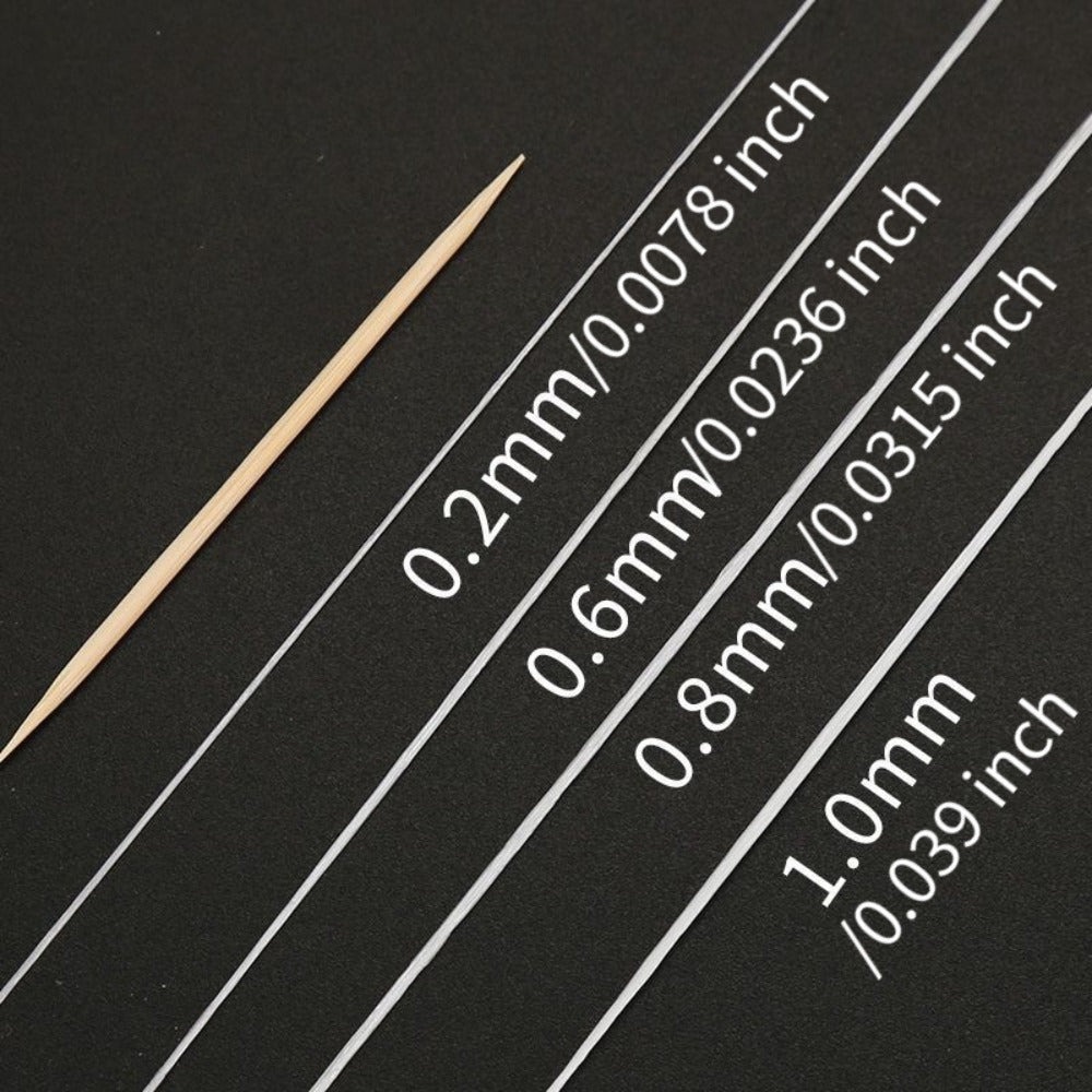 Zamonaviy Beadlash Kordoni 1.0mm, zargarlik buyumlari tayyorlash uchun, saqlash qutisi bilan