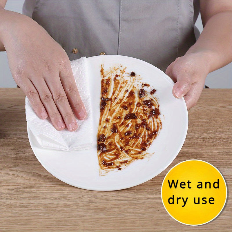 100 Microfiber Dish Scrubbing Pads, Absorbent Non-Woven Kitchen Towels