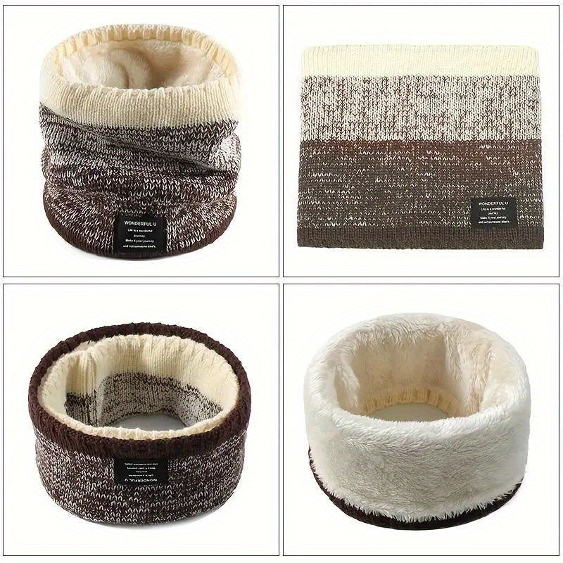 Kuz va qishning zaruriy buyumlari: Shamolga chidamli, iliq va zamonaviy trikotaj bo'yin qopqog'i, ichki qismi plus velur bilan qoplangan. Ushbu ko'p funksiyali sharf qo'shimcha iliqlik uchun qalinlashtirilgan.