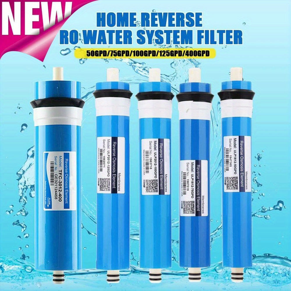 Reverse Osmosis Membrane Blue PPSU 75 100 150 GPD for Under Sink Drinking Water Systems