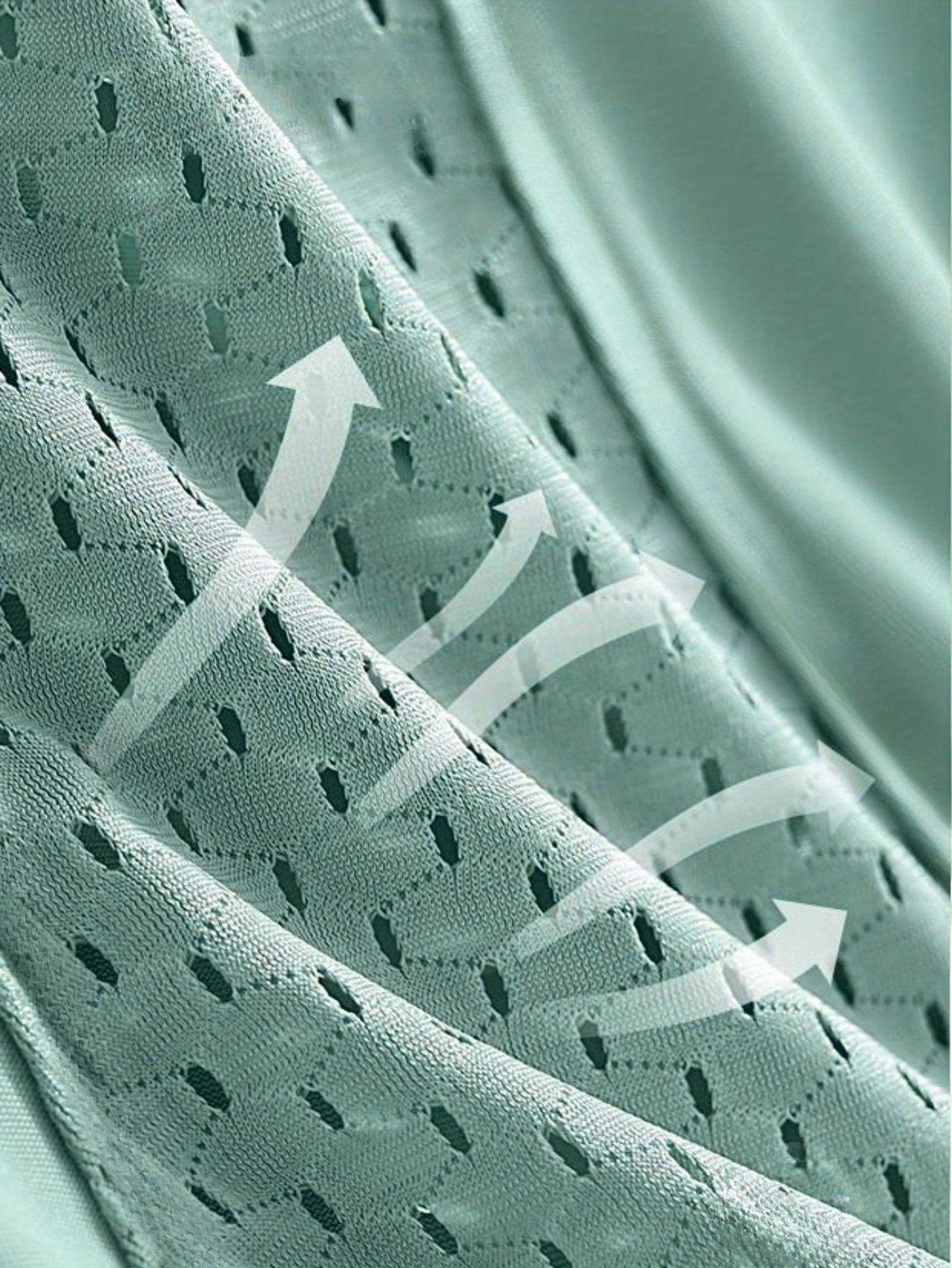 3-Pack Erkaklar uchun Bokser Shortlari, Havo O'tkazuvchi Tarmoq Patch va Elastik Polyester bilan, Osmon Moviy, Qora va Qora Kulrang Ranglarda.