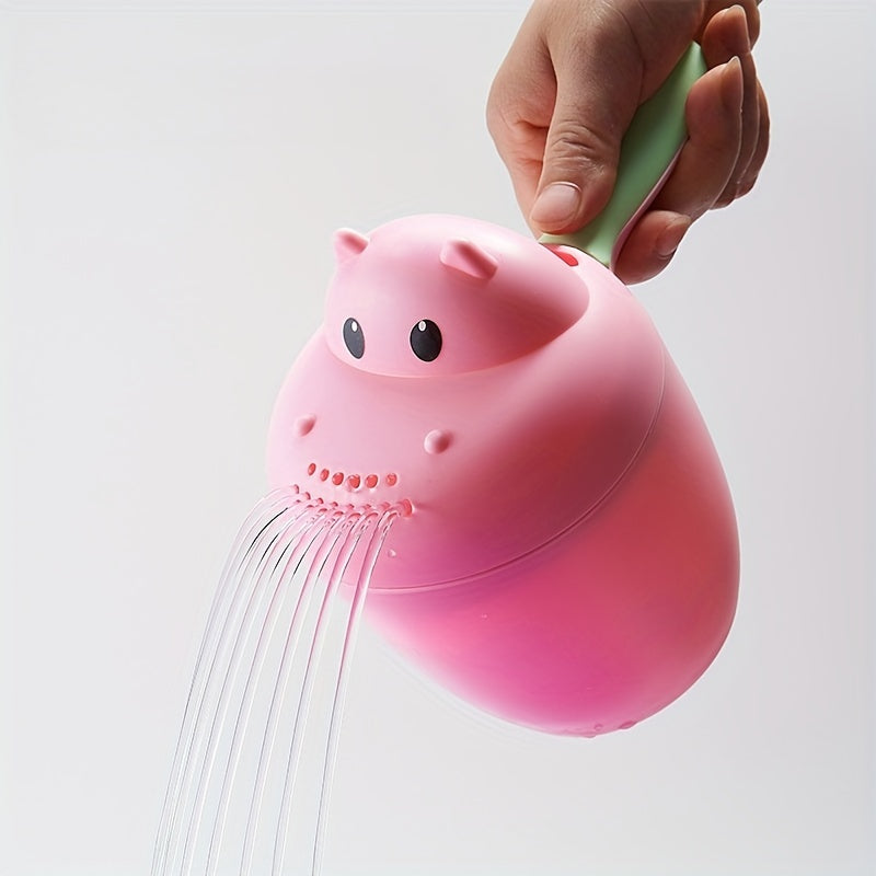 Taza de enjuague para baño de bebé para infantes con mango de fácil agarre y cucharón de agua