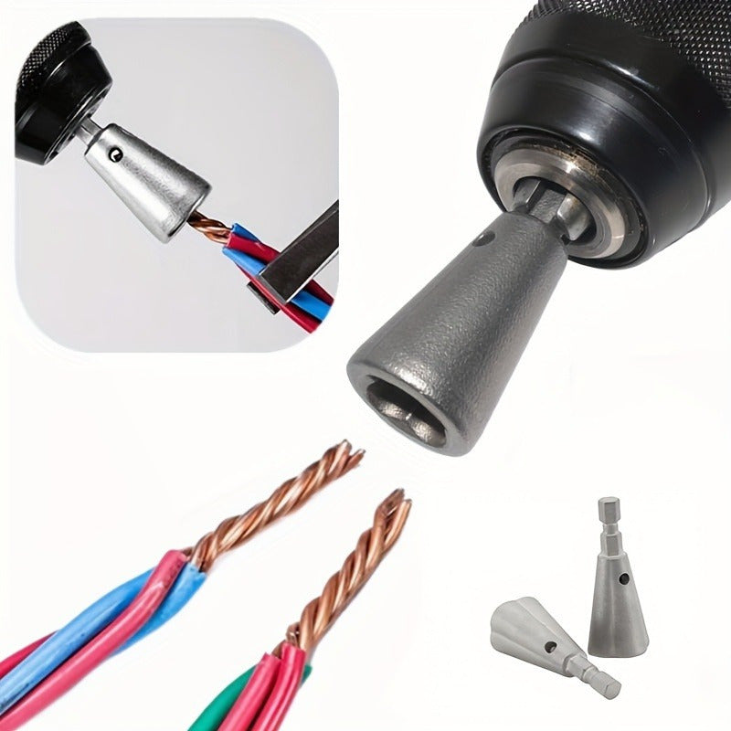 Herramienta universal de alambre de acero al carbono con mango hexagonal, destornillador de conexión rápida para electricista