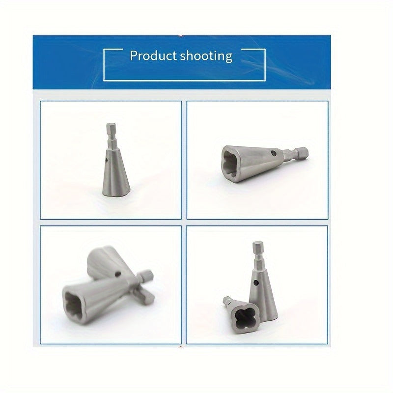 Herramienta universal de alambre de acero al carbono con mango hexagonal, destornillador de conexión rápida para electricista