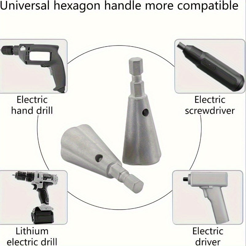 Herramienta universal de alambre de acero al carbono con mango hexagonal, destornillador de conexión rápida para electricista