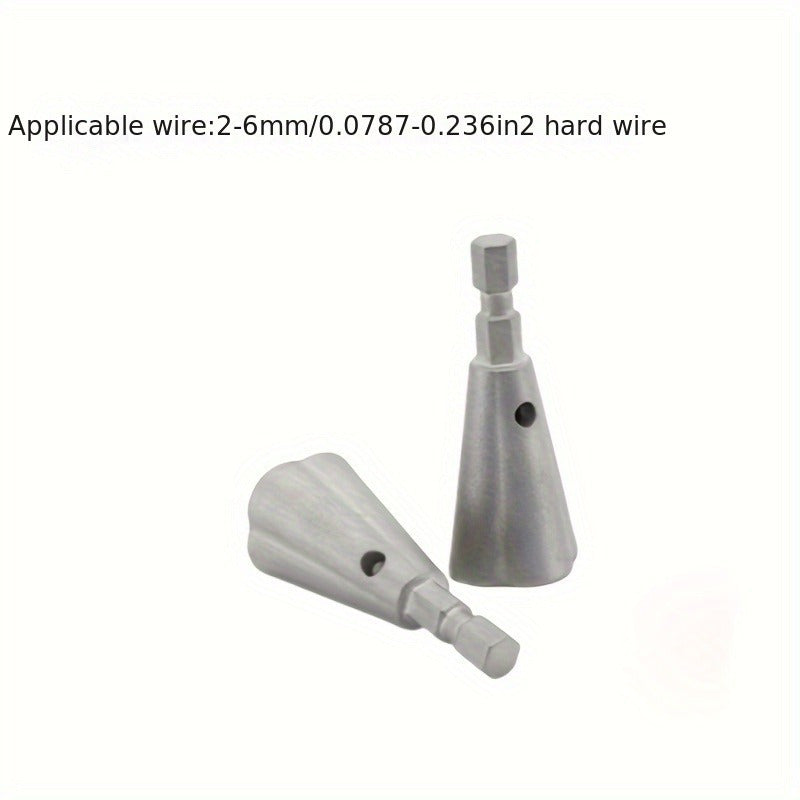 Herramienta universal de alambre de acero al carbono con mango hexagonal, destornillador de conexión rápida para electricista