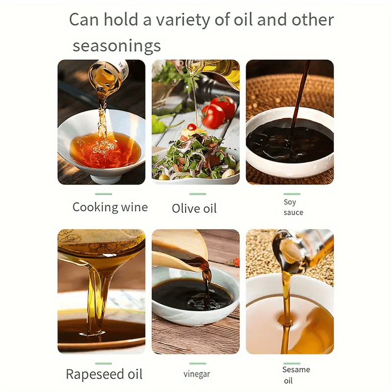 Dual-Purpose Kitchen Oil Dispenser Spray Bottle for Household Use