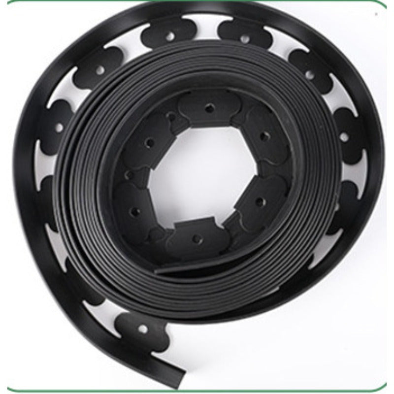 5m Qora PE Plastik Bog'chek Chegara To'plami, Anchors bilan, Landshaft va o'tin ajratish uchun