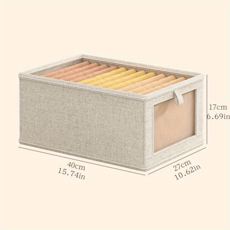 Contenedor de almacenamiento plegable multifuncional para ropa, ahorrador de espacio y organizador