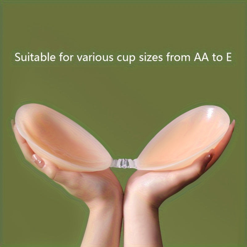 Silicone Invisible Stick Lift Bra Pads Wireless Support Seamless Push-Up Lingerie Accessories