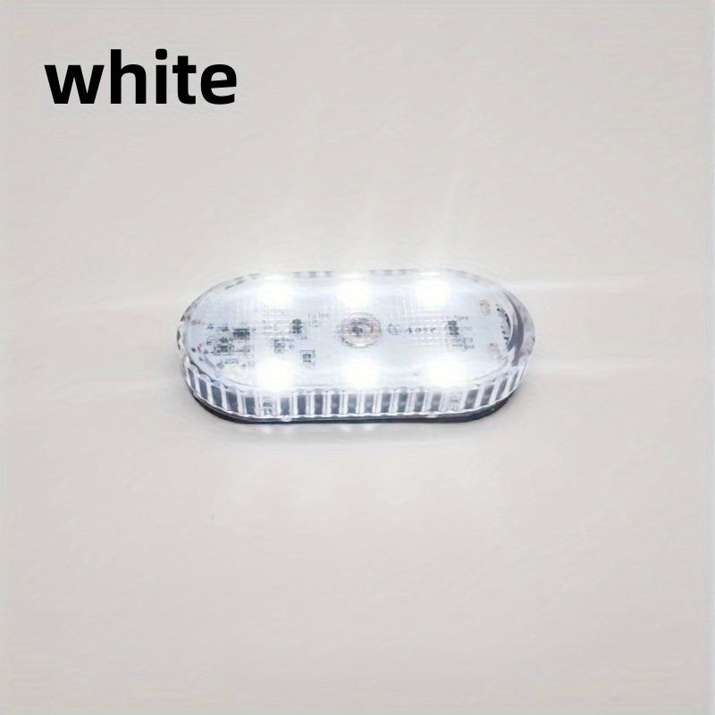 Luz de ambiente de interior de coche con sensor táctil, lámpara multicolor recargable