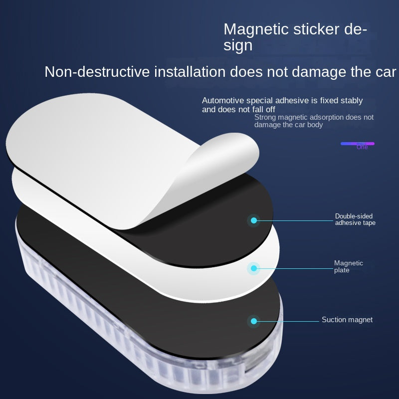 Luz de ambiente de interior de coche con sensor táctil, lámpara multicolor recargable
