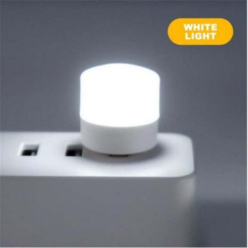 Portable USB LED Night Light Soft Reading Lamp Compact Travel Bedroom Desk
