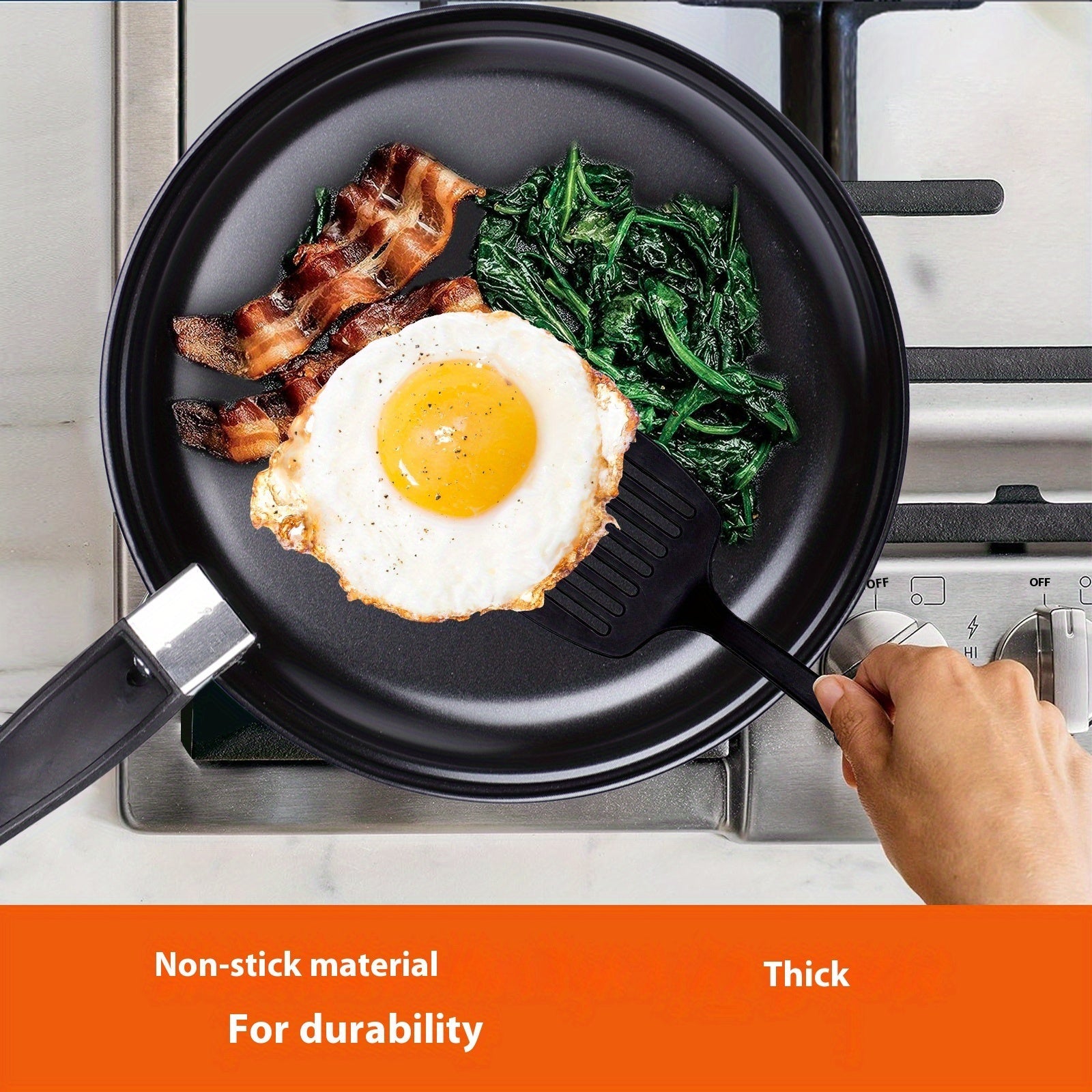 13-Piece Cast Iron Nonstick Cookware Set with Lids for Induction Stovetops