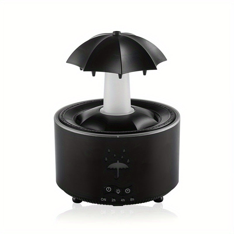Rain Cloud Aroma Diffuser with 7-Color Lighting Timer Essential Oil Compatibility Home Humidifier