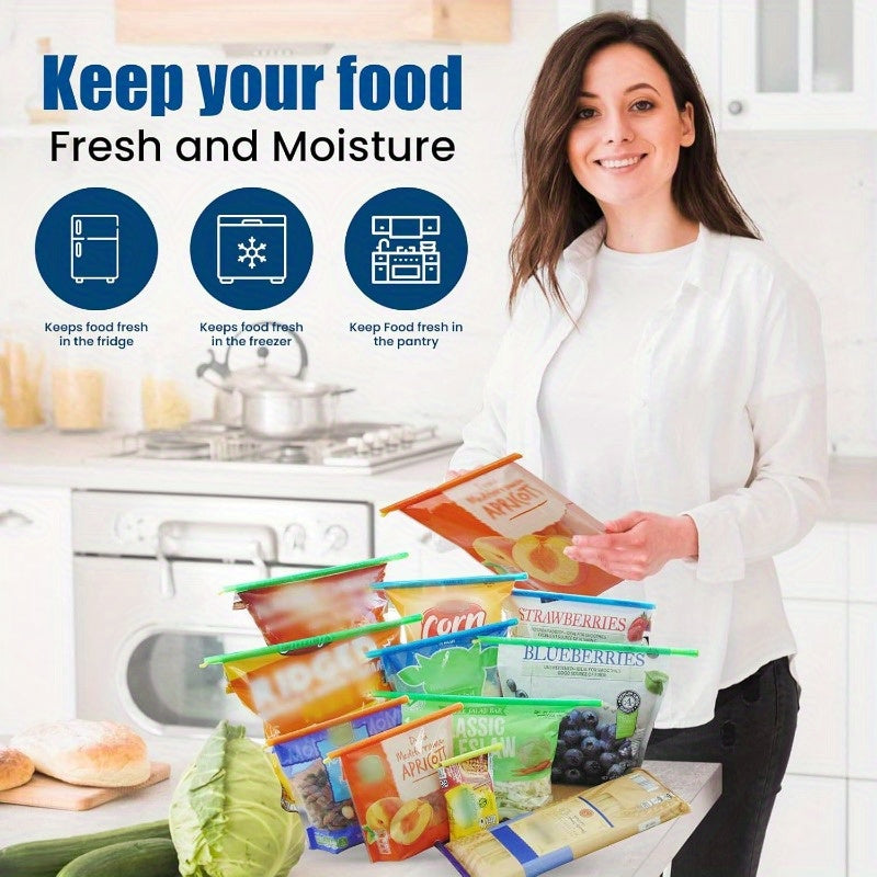 5 Pieces Durable Food Sealing Clips Waterproof Storage Organizer Kitchen Accessories