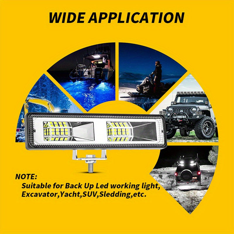 Universal 6 dyuymli LED ish chiroqi 48W transport vositalari, avtomobillar, yuk mashinalari, qayiq uchun